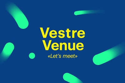 Banner vestre venue illustrasjon